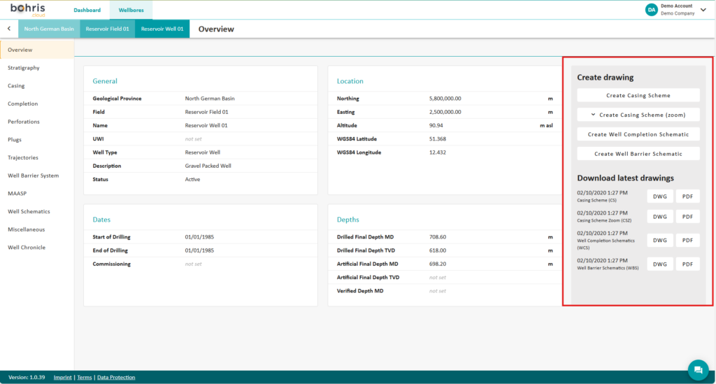 possibility of various wellbore diagrams to ensure wellbore integrity